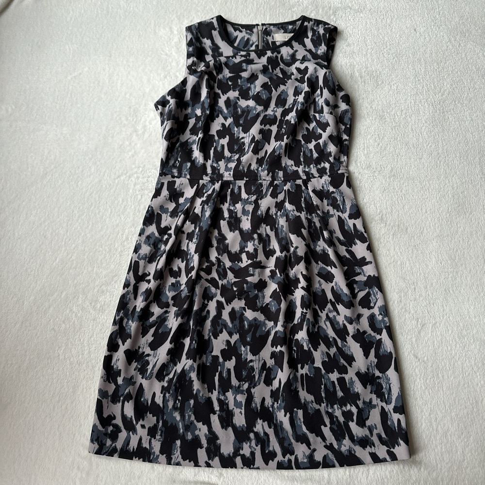 Loft leopard print mini dress